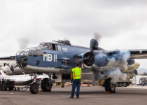 CAF So Cal B-25 PBJ First Flight - Photo # 0196 - 05-15-2016 - Photo by Robert Shellabarger, Jet City Press