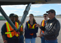 Dan instructing cadets