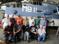 PBJ and crew in hanger