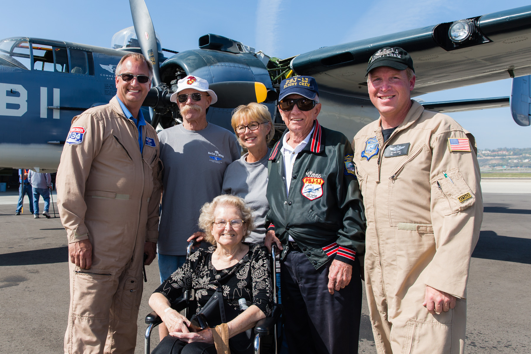 Verne Horton and family with PBJ crew