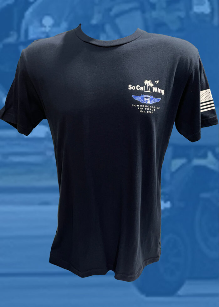 F8F Bearcat shirt - Navy Blue front with museum logo and name