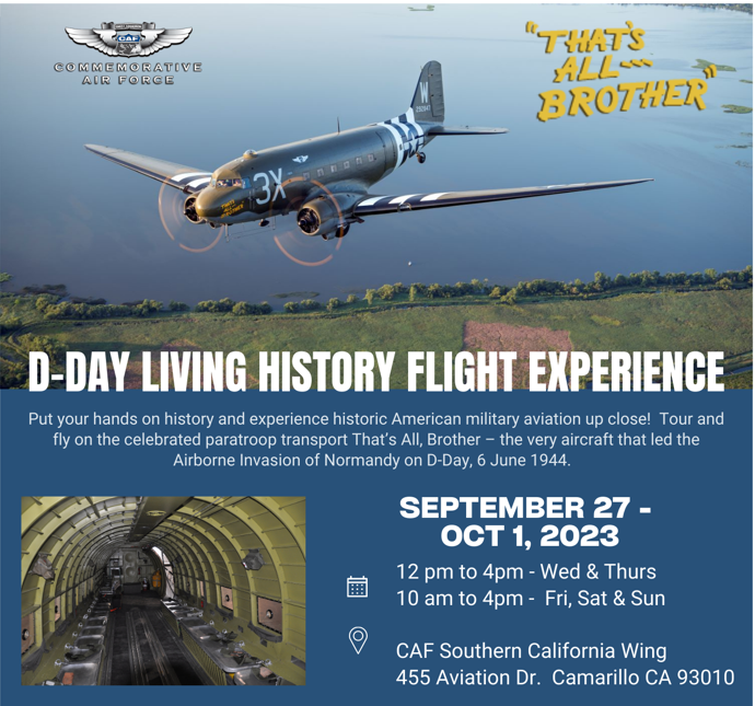 C-47 visit flyer