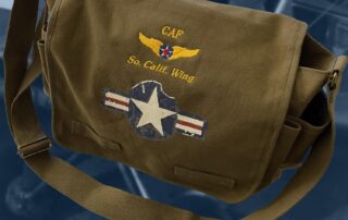 Messenger Bag made of canvas in WWII style with strap