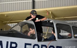 Cadet Trainer instructs cadets in the Navion aircraft